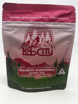 Leb City Seedless Watermelon 500mg Gummies