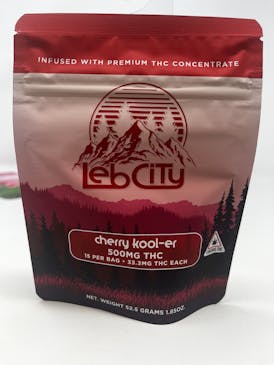 Leb City 500mg Cherry Kooler Gummies