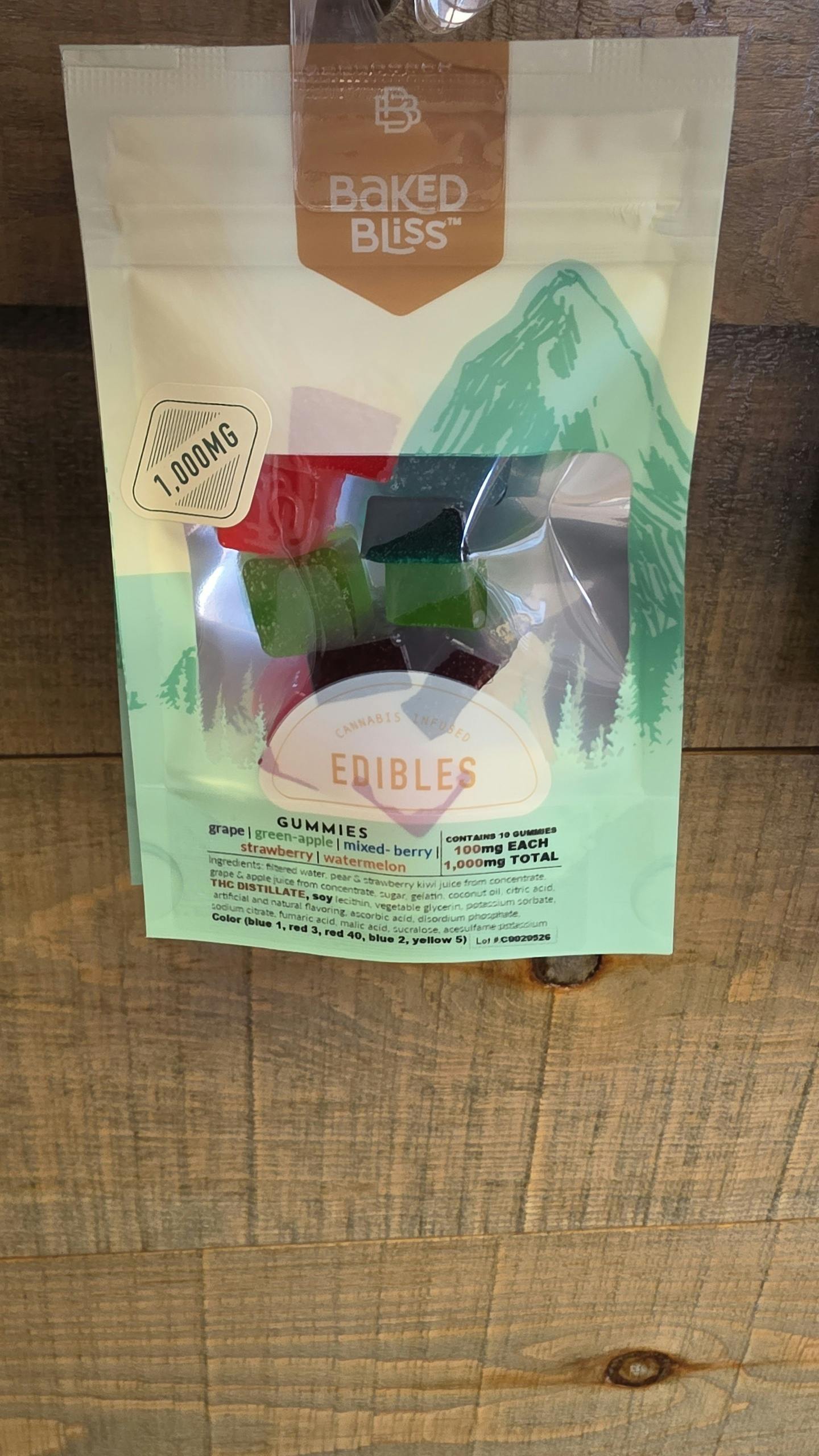 Baked Bliss 1000mg Gummies