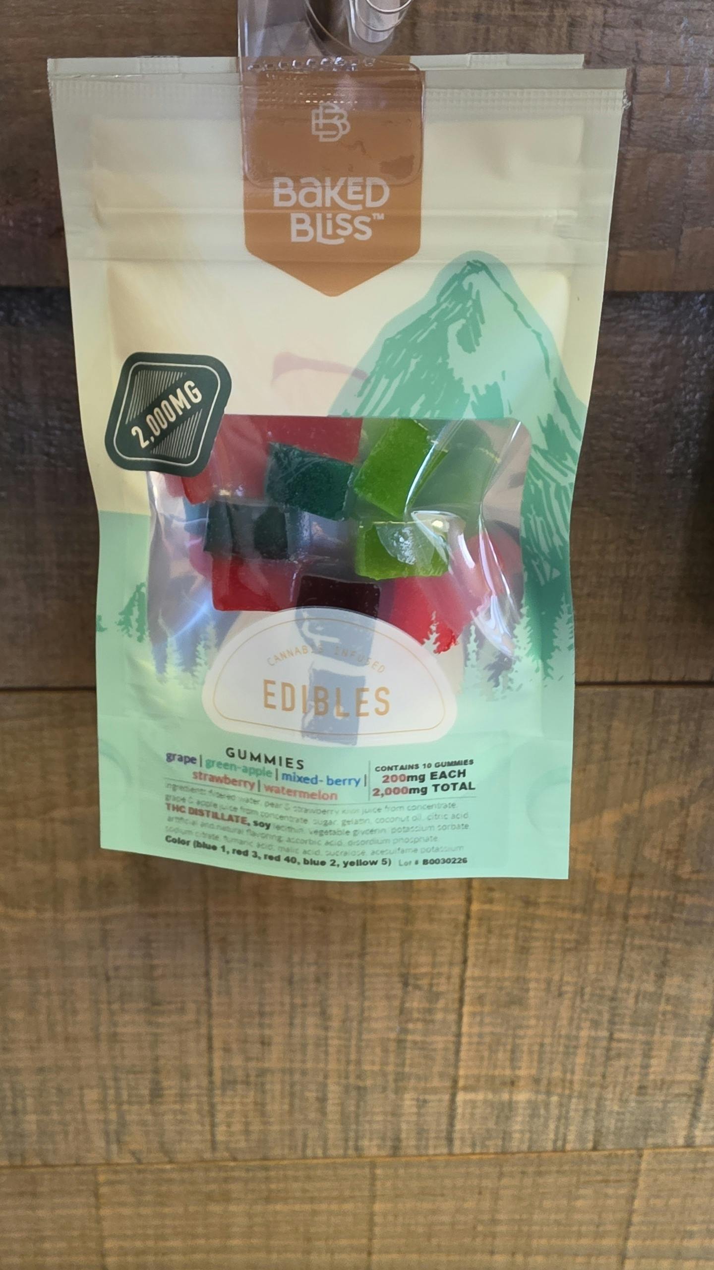 Baked Bliss 2000mg Gummies