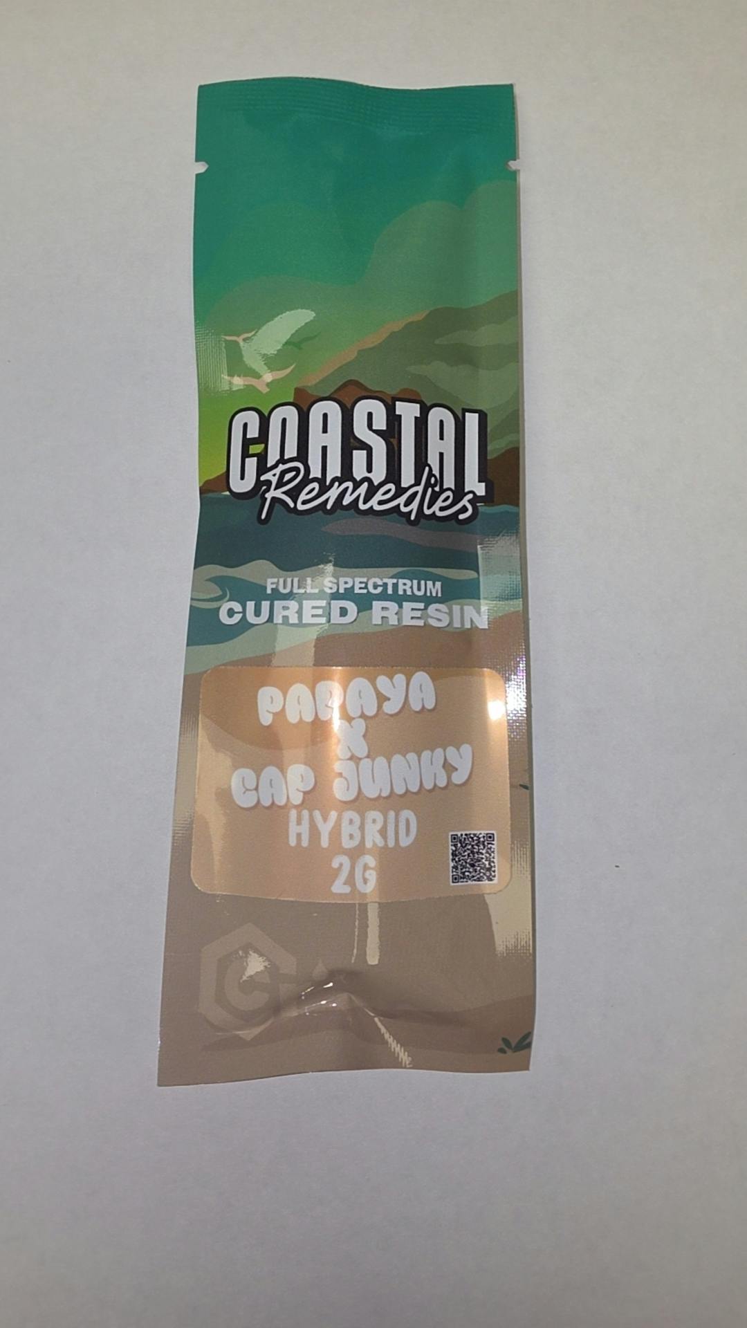 Papaya X Cap Junky Coastal Remedies Cured Resin 2G Disposable
