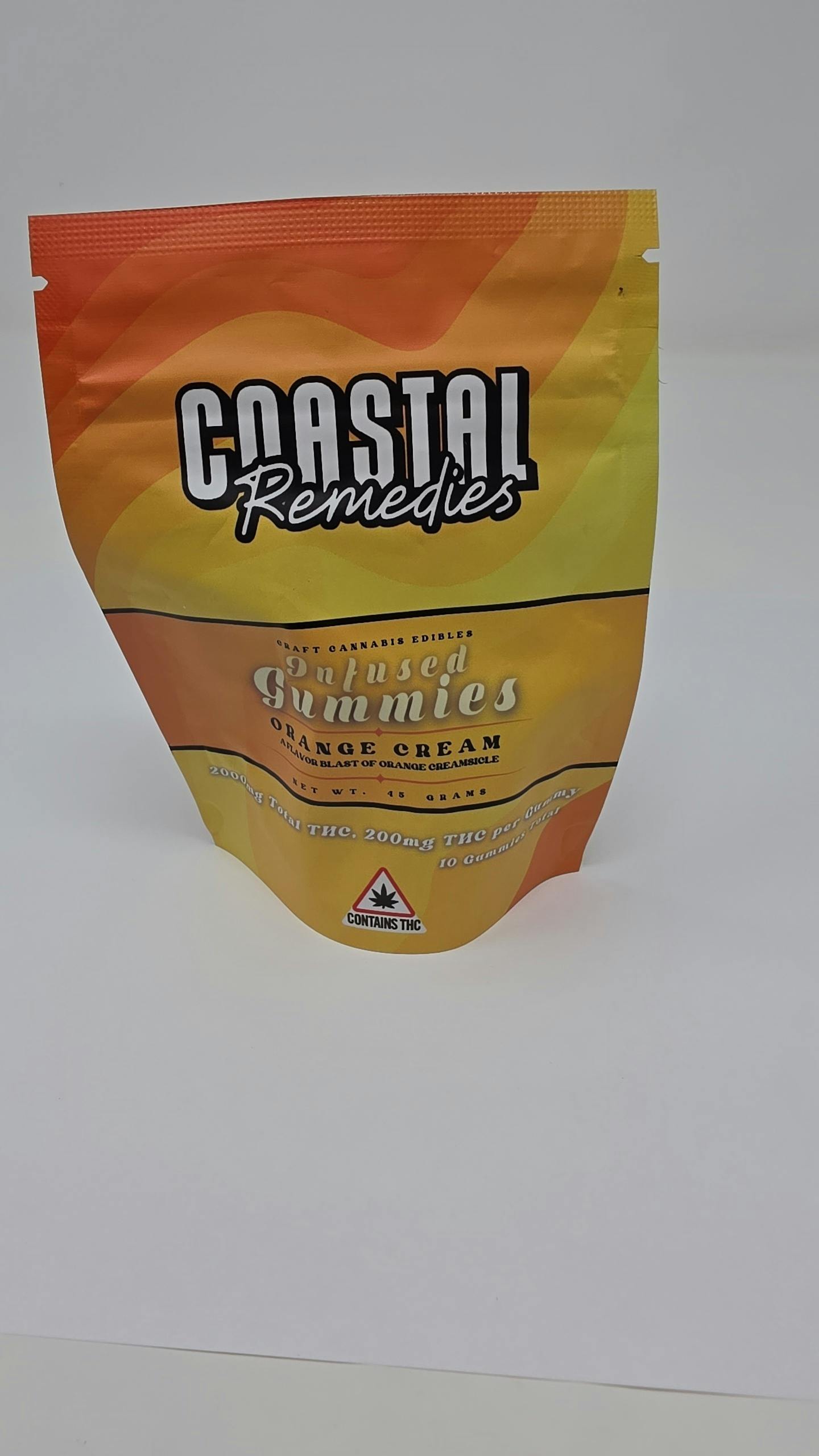 1000mg THC Orange Creamsicle Gummies