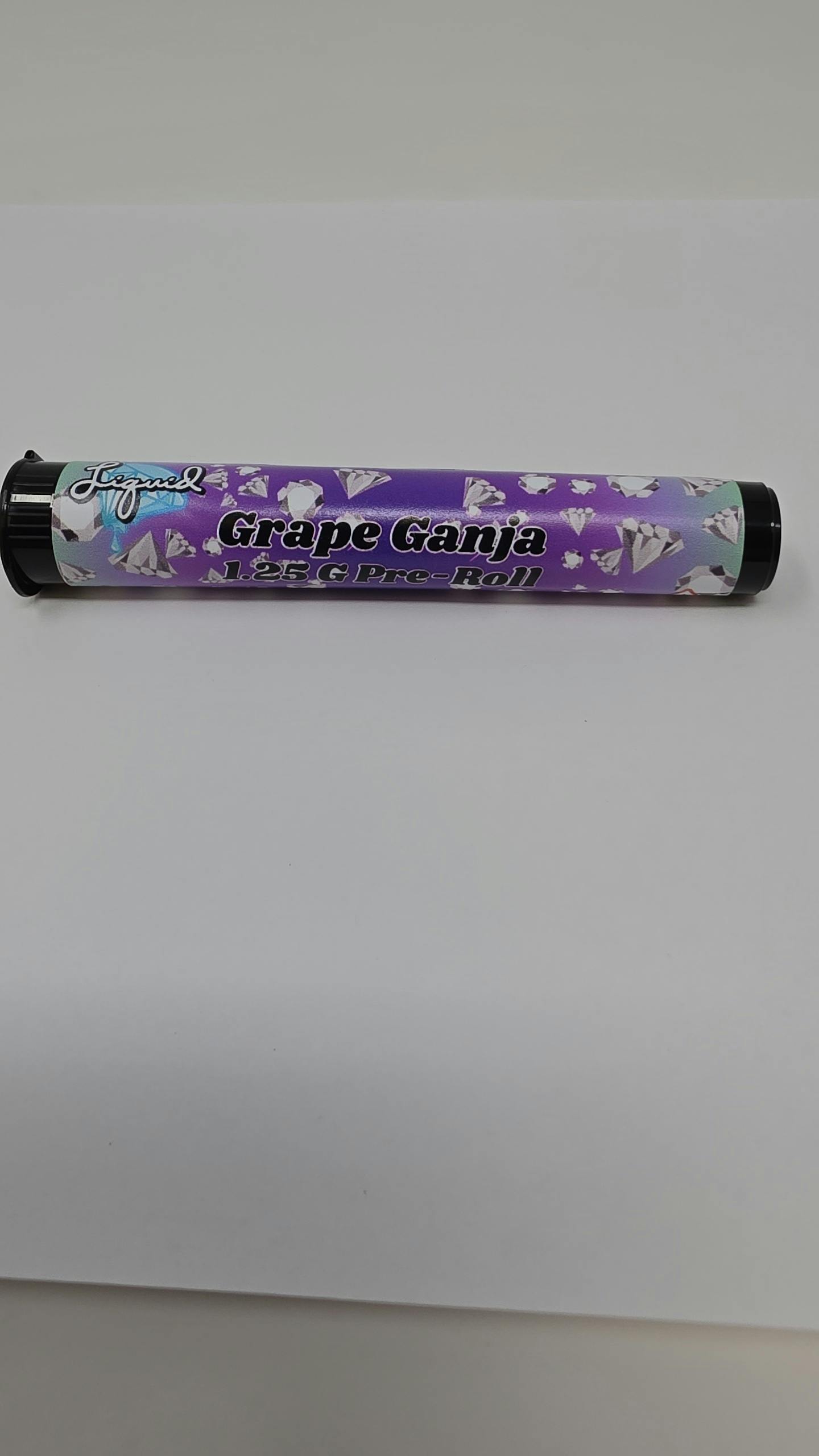 Grape Ganja 1.25 Liquid Crusher Terp infused Preroll at Amber Horizons