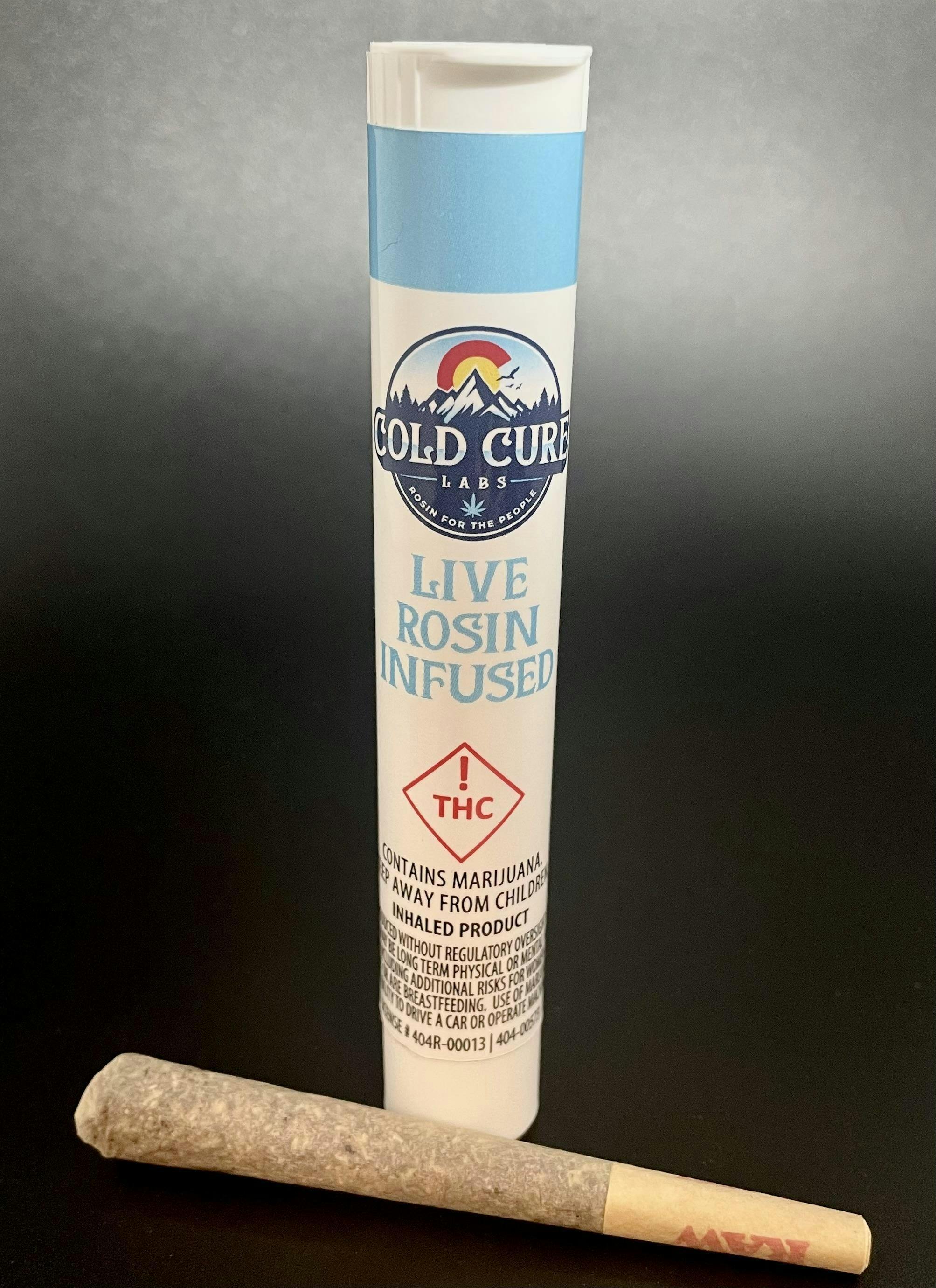 Cold Cure Labs Rosin Infused Pre Roll 1g