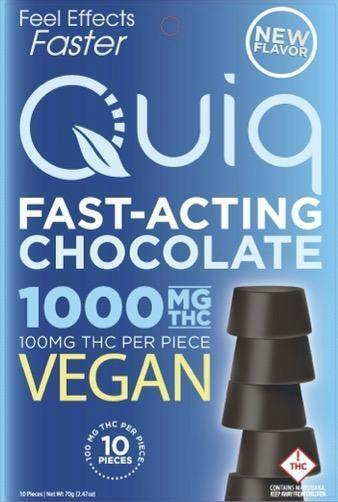 Quiq Vegan Chocolate Puck 1000mg