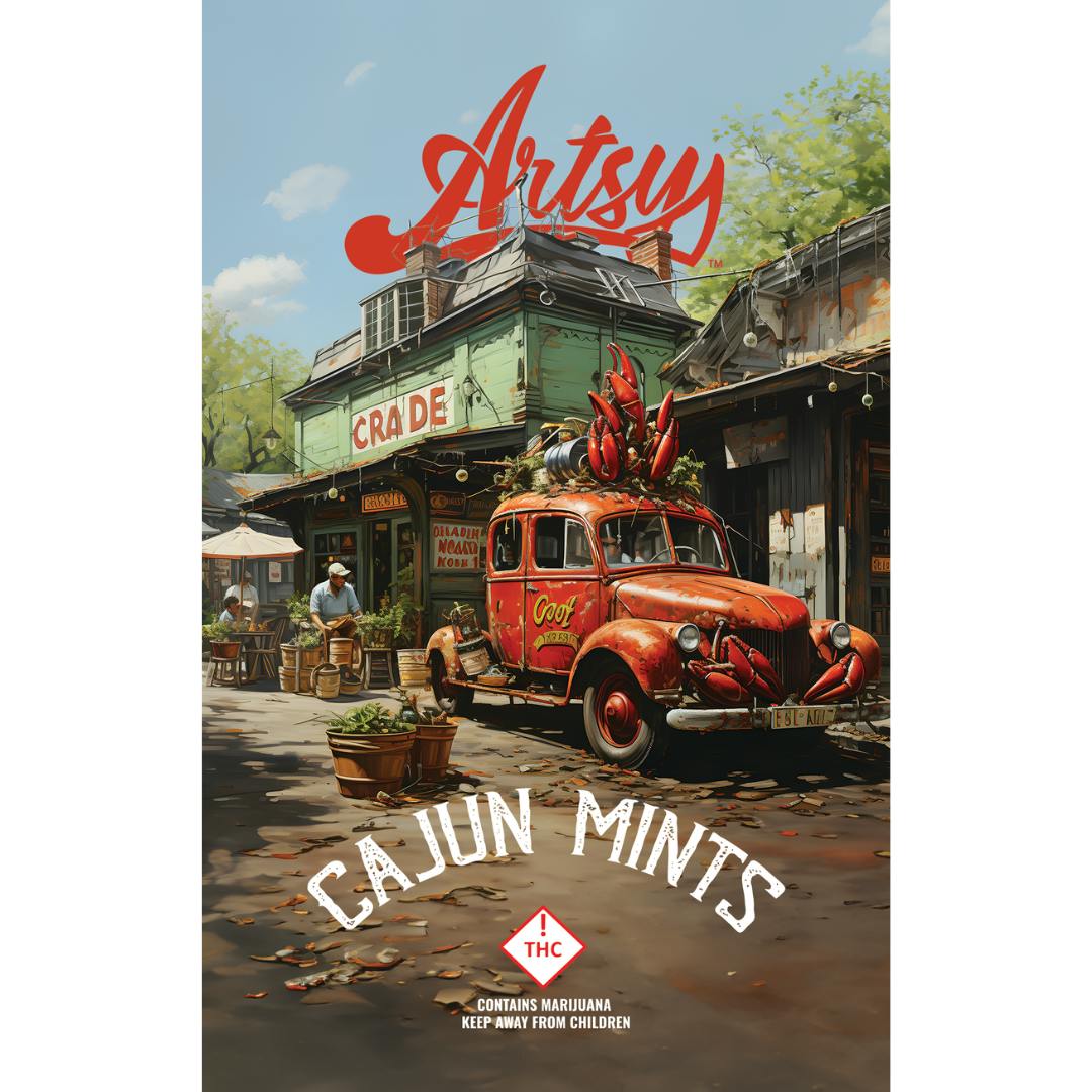 Artsy Cajun Mints Pre Packed 1/8th