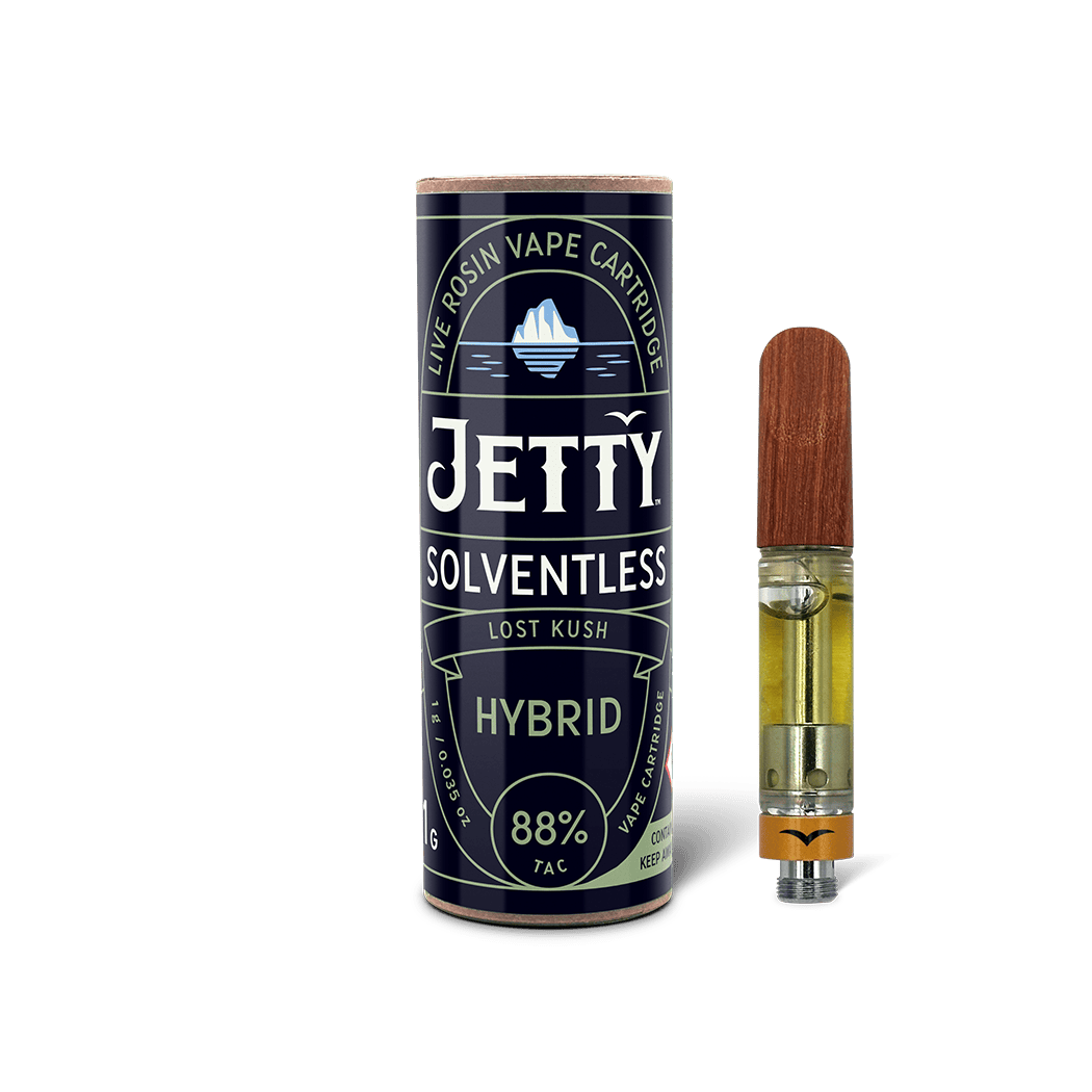 Jetty Extracts Assorted Strains 510 Live Rosin Cartridge 1g
