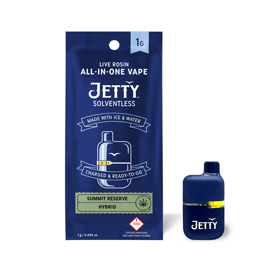 Jetty (H) Mini Tank Live Rosin Disposable Cartridge 1g - Ruby Mirage