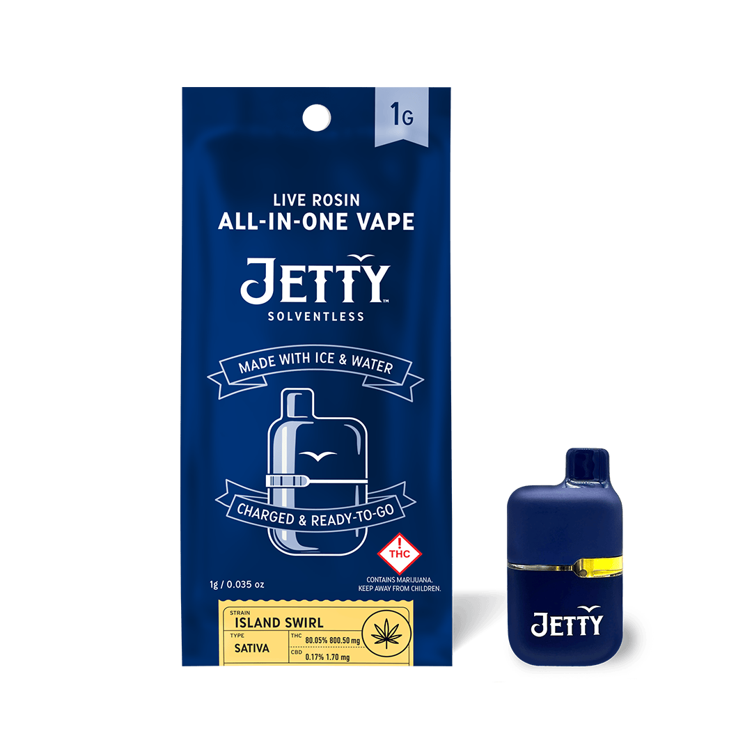 Jetty (S) Mini Tank Rosin Disposable Cartridge 1g - Solar Static
