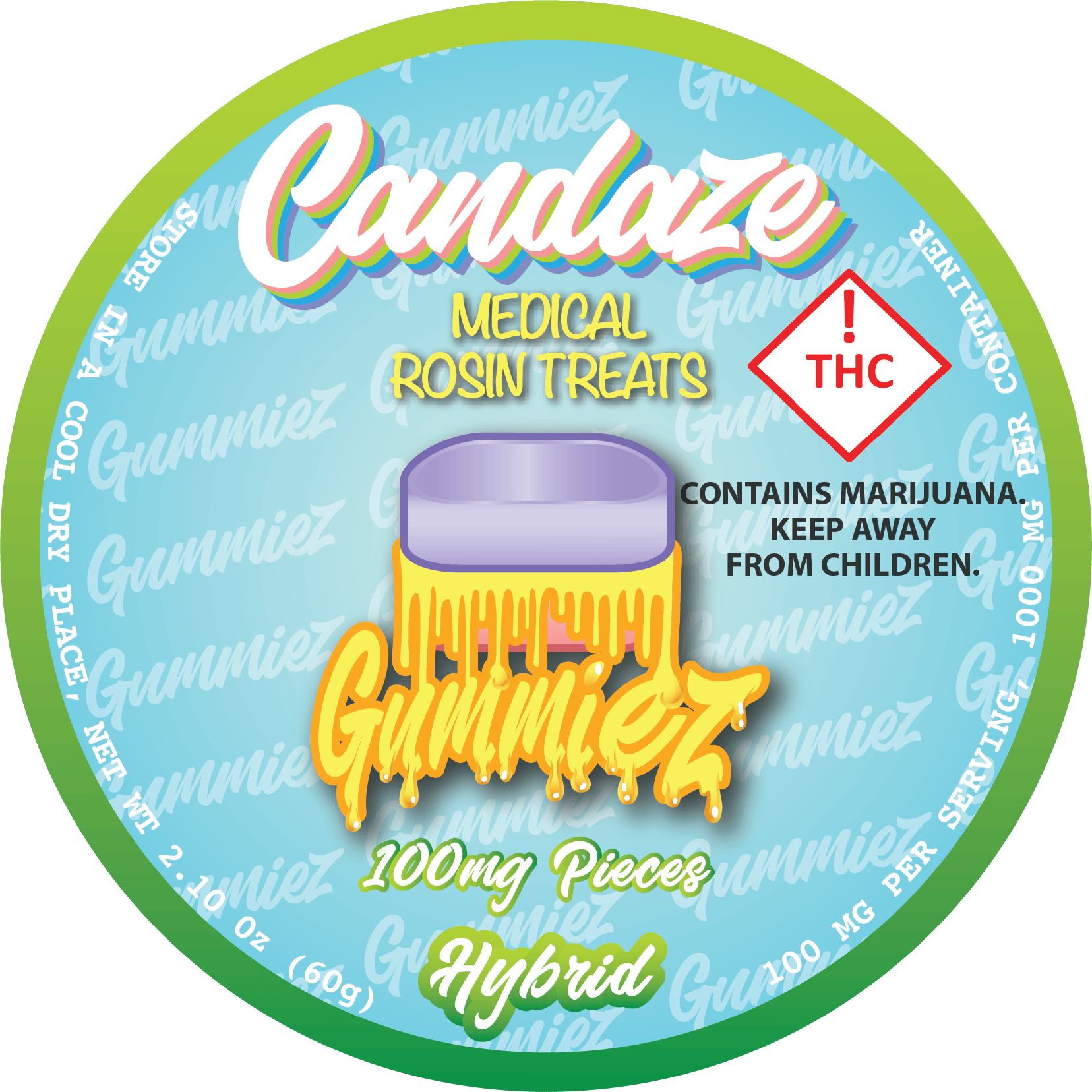 Candaze Classic Hybrid Rosin Gummiez 1000mg