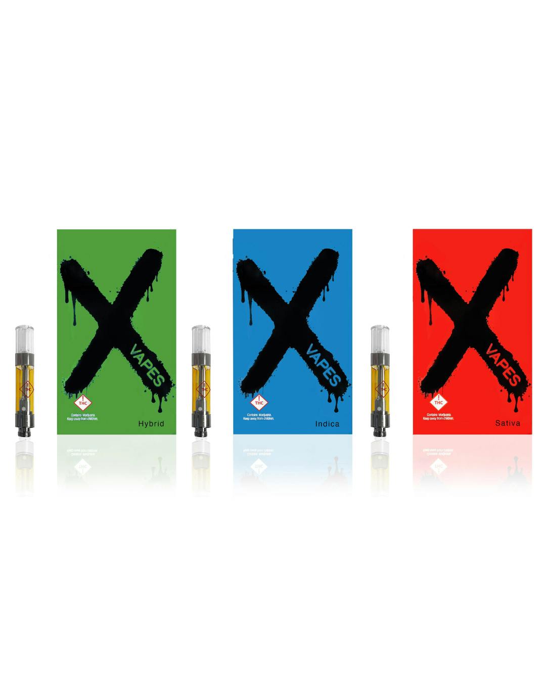 X Vapes Assorted Strains Cartridge DEAL PRICE 1g