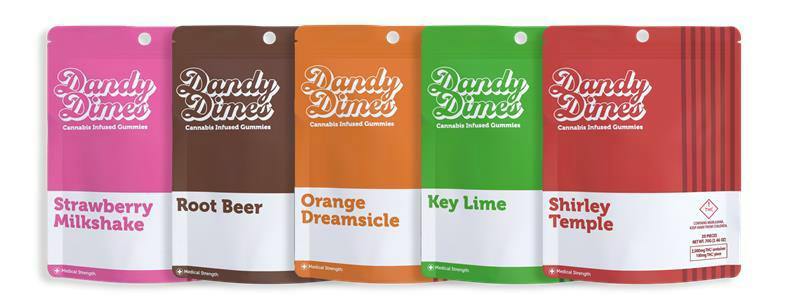 Dandy Dimes Assorted Flavors Gummies DEAL PRICE 2000mg