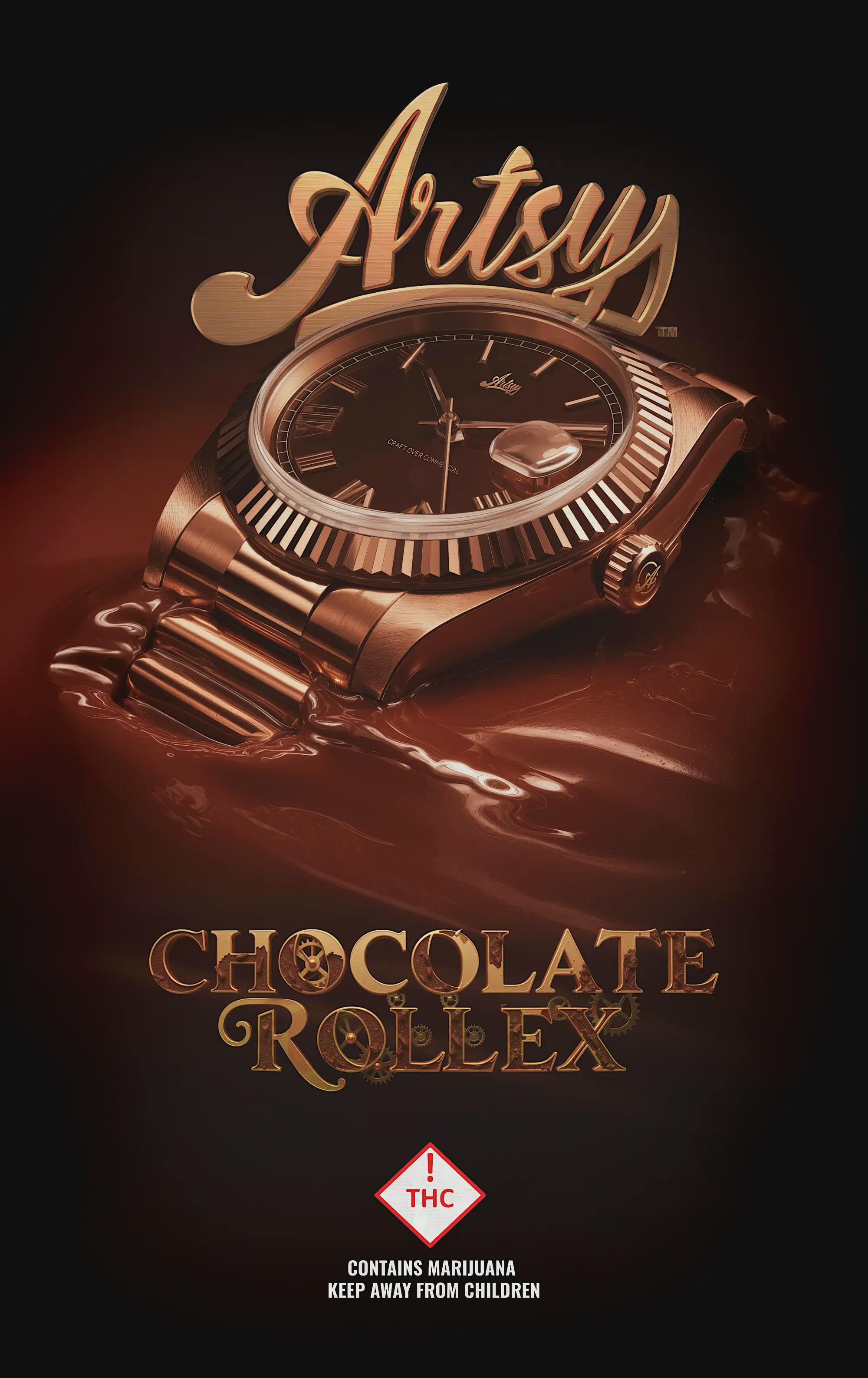 Artsy Chocolate Rolex Pre Packed 1/2oz