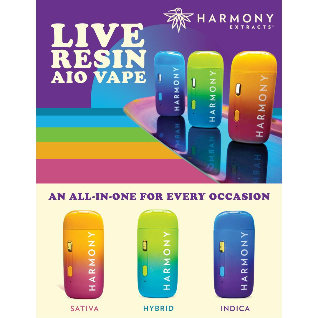 Harmony Live Resin Sauce AIO 1g - Spicy Citrix