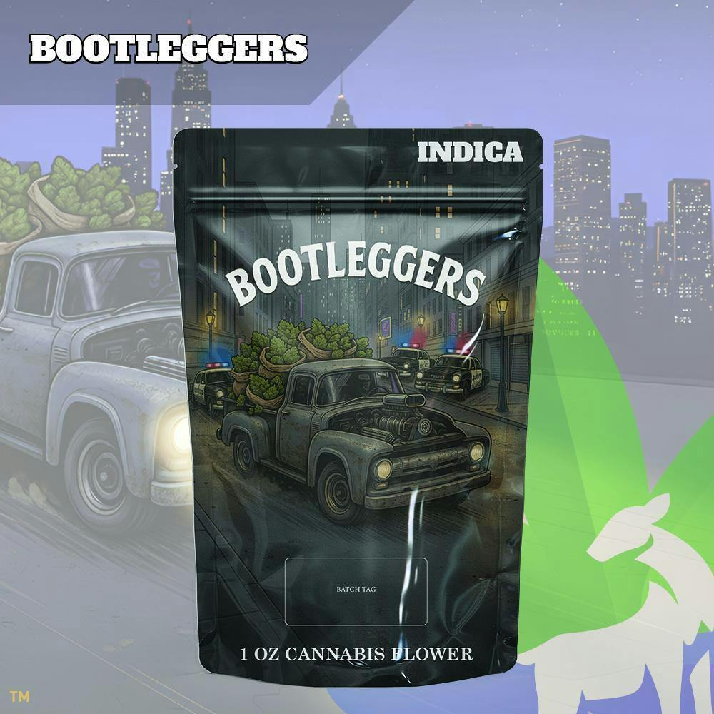 Bootleggers - 28g Prepack - BCC x J cannabis product