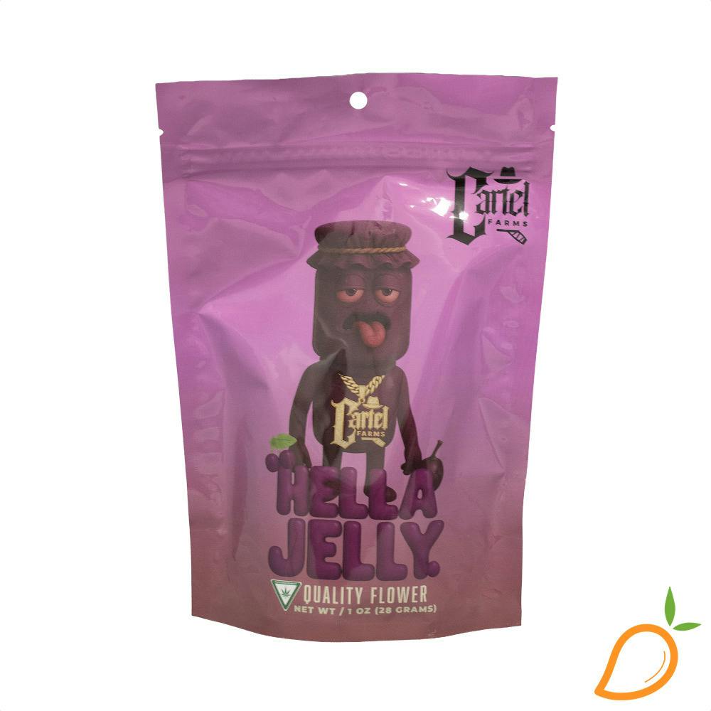 28g Hella Jelly Prepackaged Flower Cartel Farms