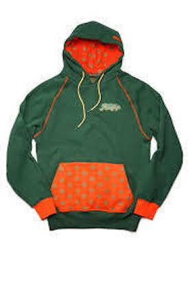 ORANGE | GREEN | MONOGRAM | HOODIE