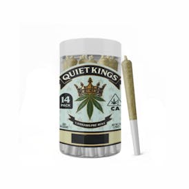 QUIET KINGS | INDICA | GUSH MINTZ | 14PK | PRE ROLLS - 7 g