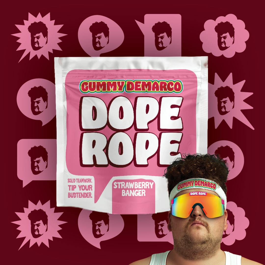 Dope Rope - Strawberry Banger Gummy Rope 200mg