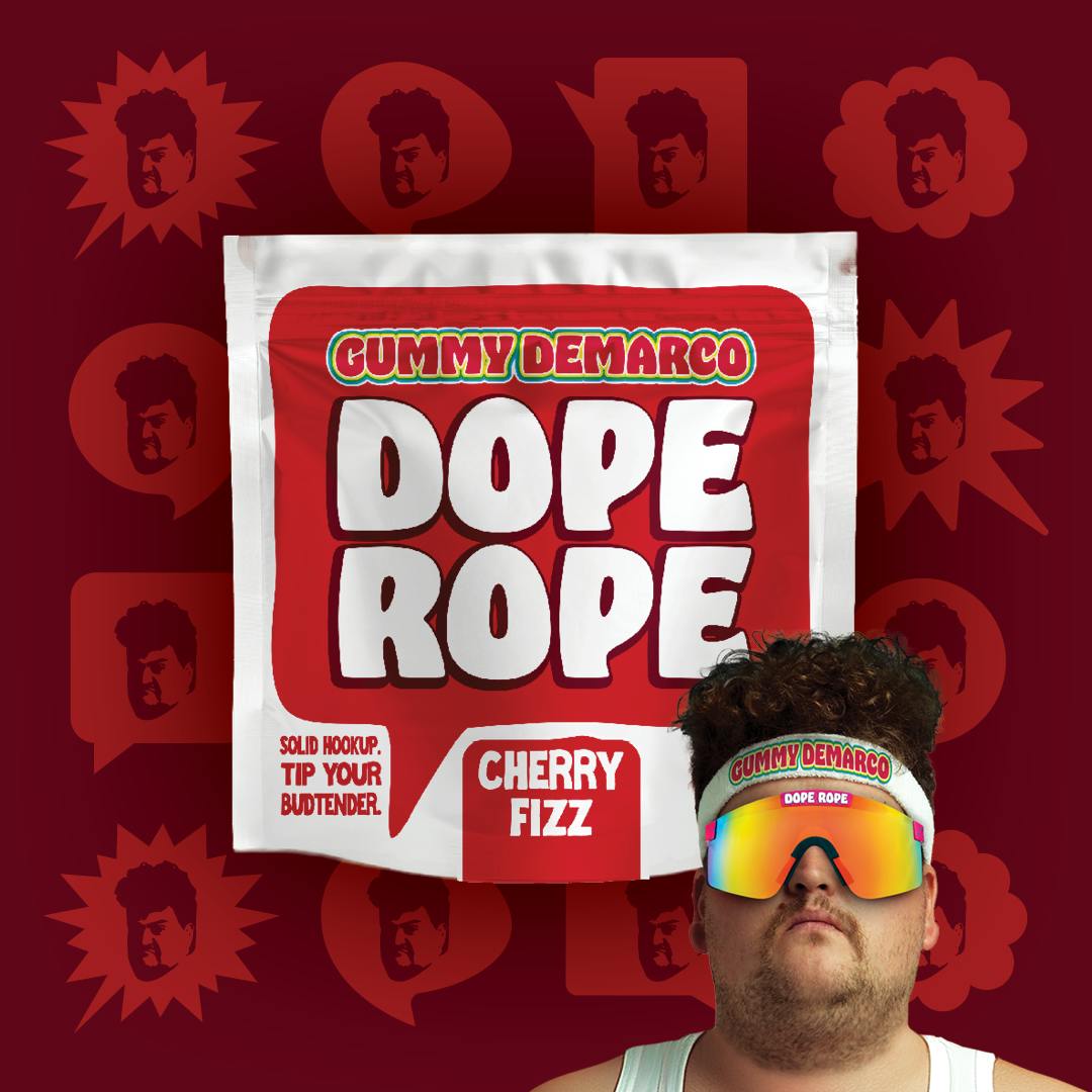 Dope Rope - Cherry Fizz Gummy Rope 200mg