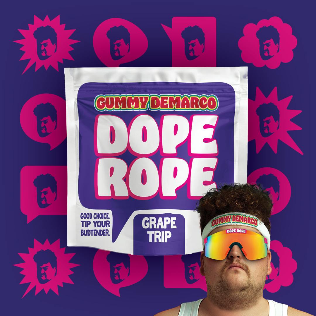 Dope Rope - Grape Trip Gummy Rope 200mg