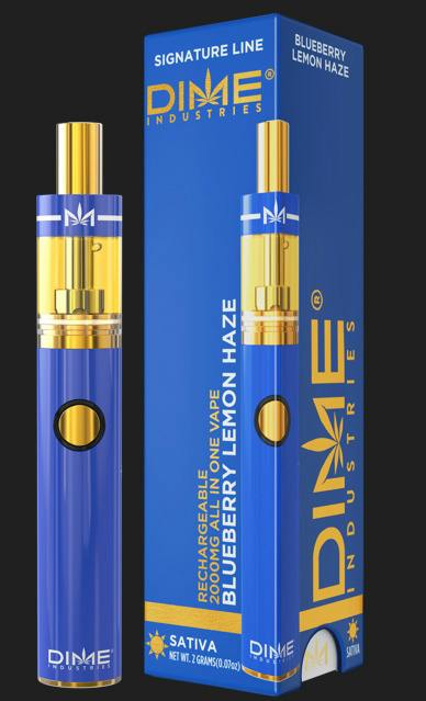 DIME Industries Blueberry Lemon Haze 2g Disposable Vape