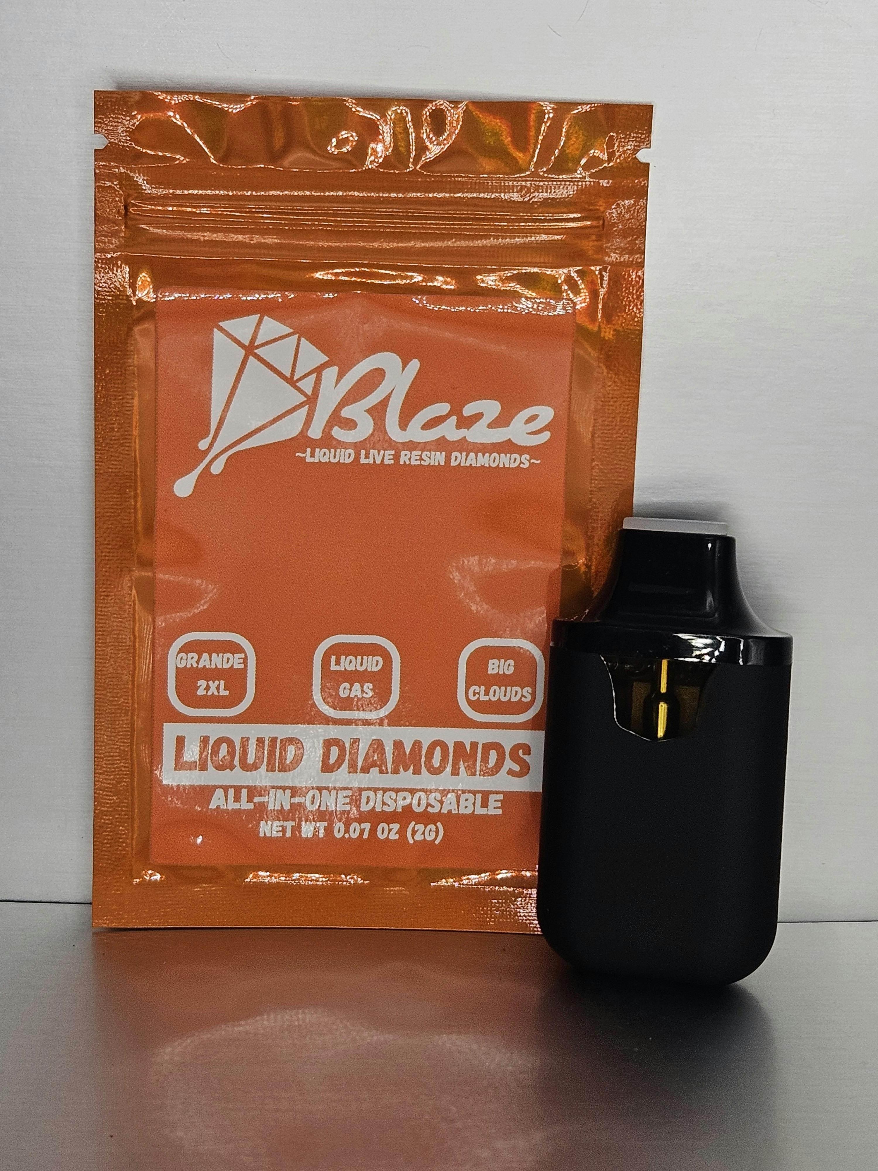 Blaze Deep End Liquid Diamonds AIO Dispo 2G (I) cannabis product