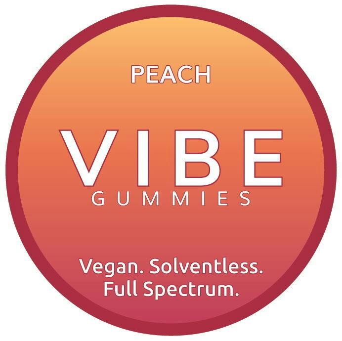 VIBE - PEACH VEGAN SOLVENTLESS GUMMIES 250MG