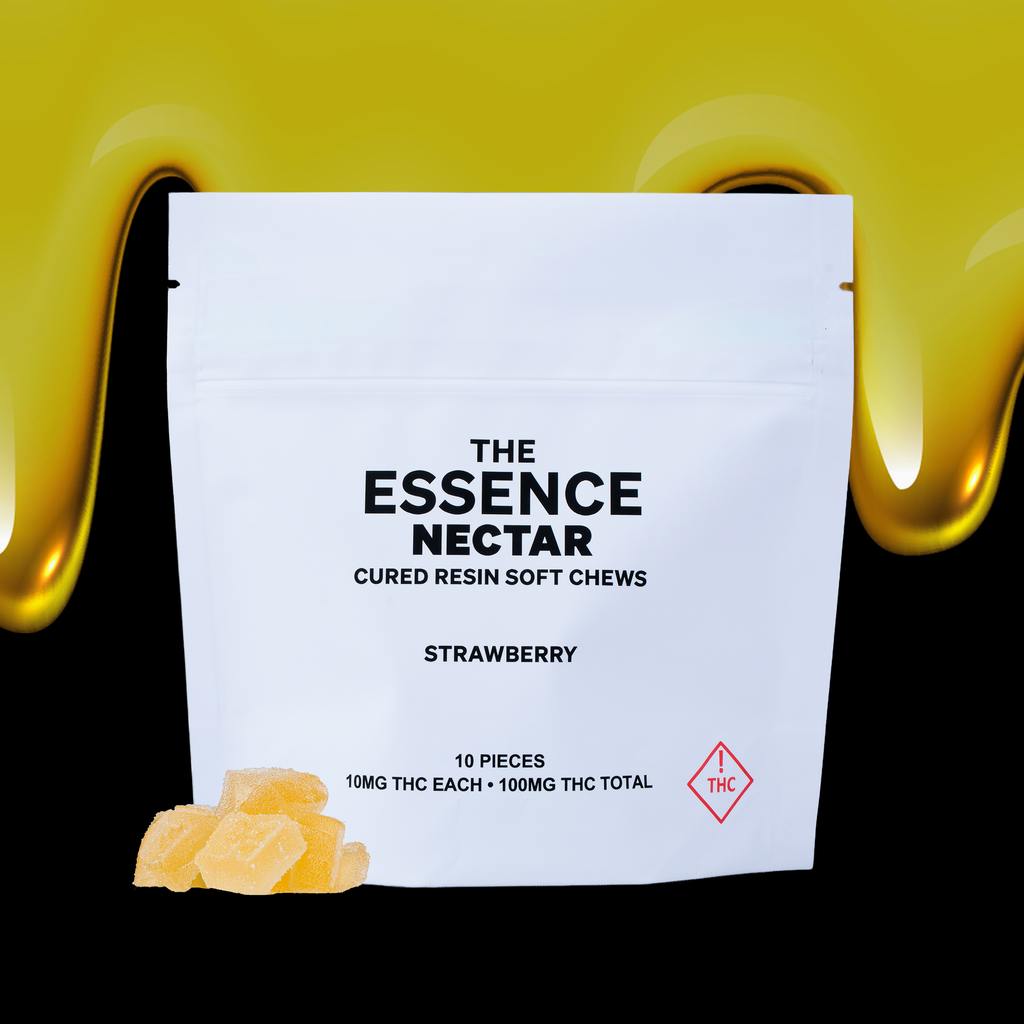 (the) Essence Nectar Strawberry [Fruit Pops] Soft Chews 100mg [10-Pack] at MÜV Cannabis Dispensary