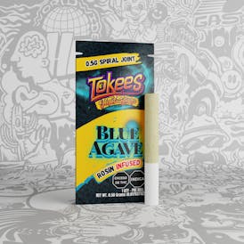 Tokees - Blue Agave (H) .5g Rosin Infused Joint
