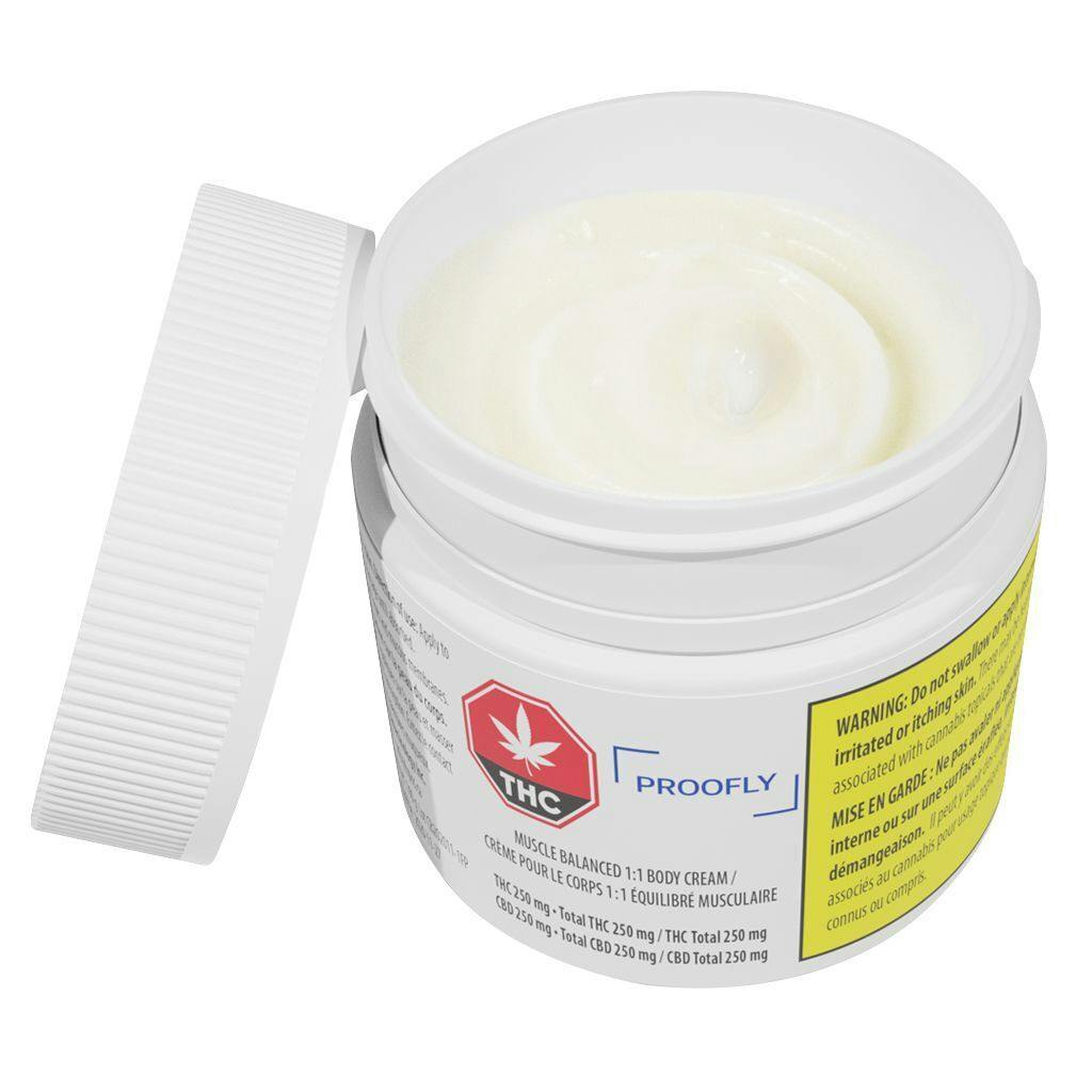 Proofly - Muscle Balanced 1:1 Cream Sativa - 100g