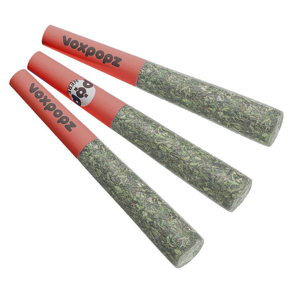 Cherry Bomb Diamond Infused Crushable Pre-Roll 3x0.5g Hash and Kief
