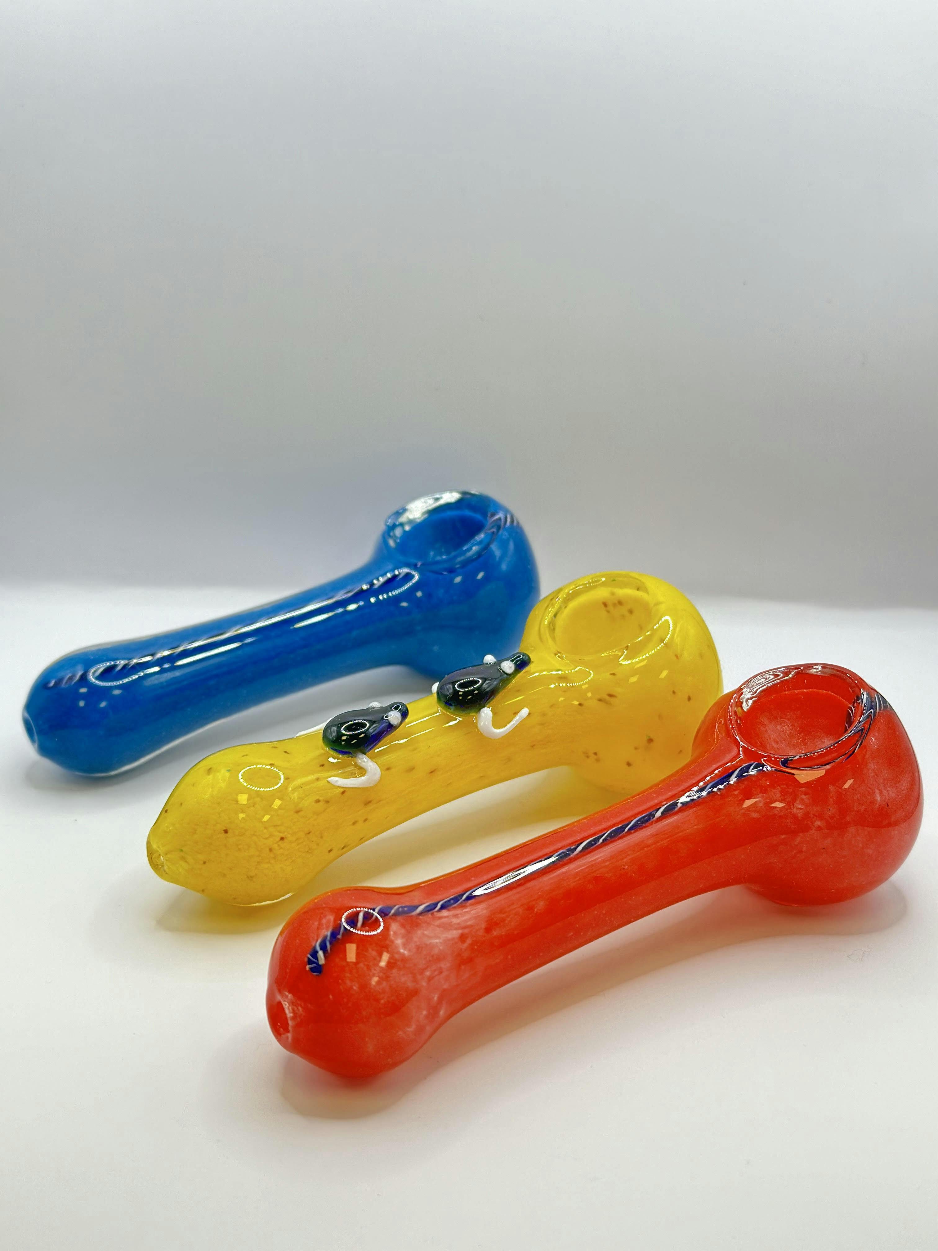 4 INCH Hand Pipe Multi Color HP201