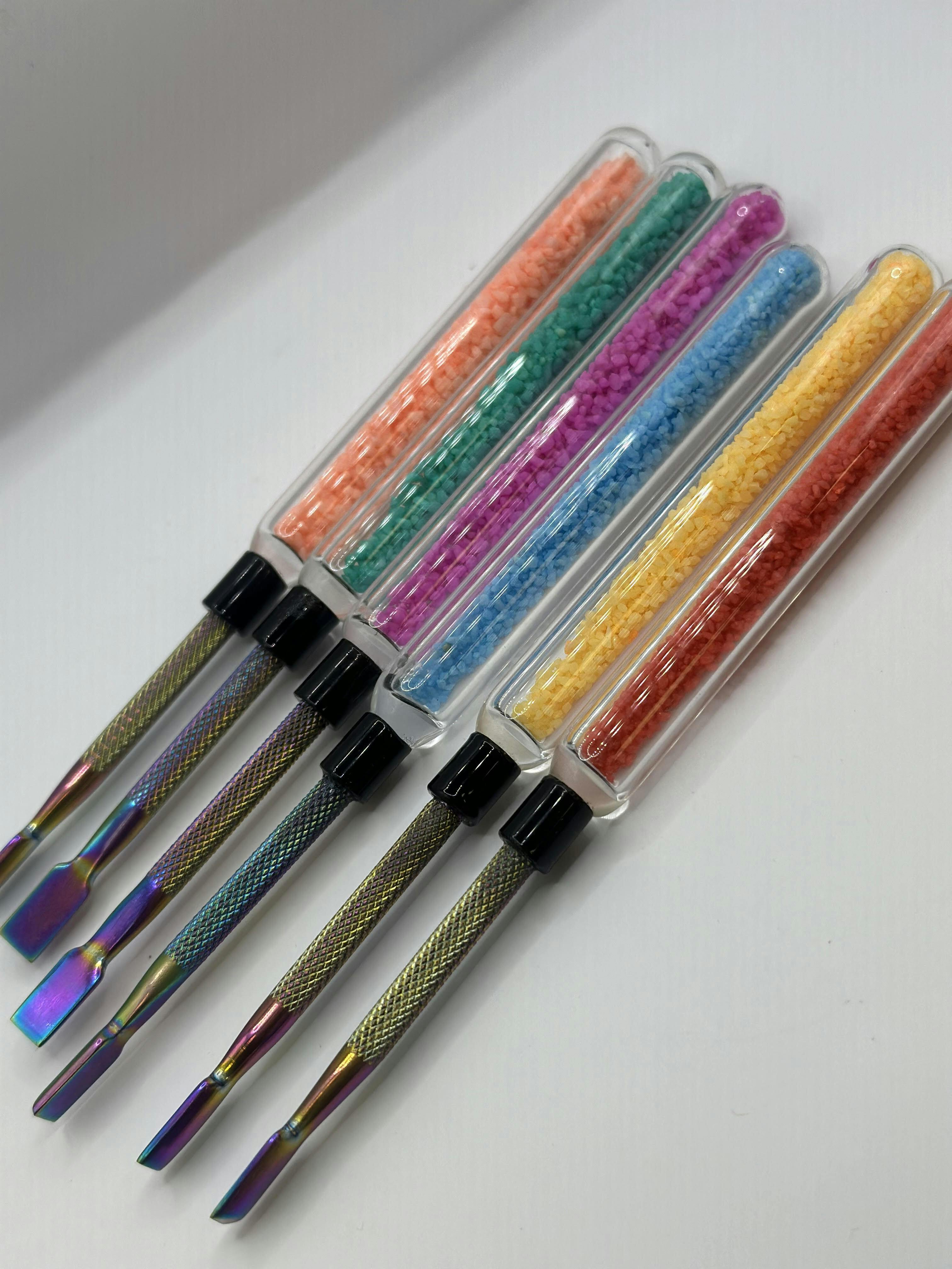 Dabber Glass Handle Muti Color LAV49