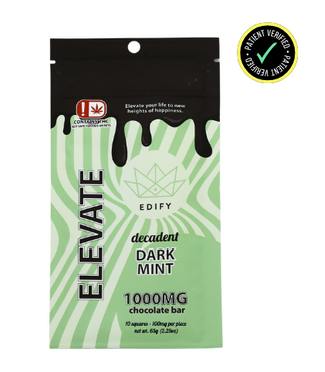 Edify Elevate 1000mg - Dark Chocolate Mint Bar