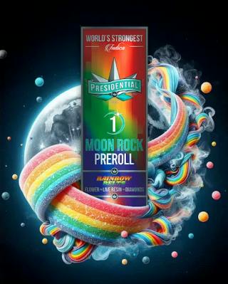 Presidential Moon Rock Preroll (1g) - Rainbow Belts