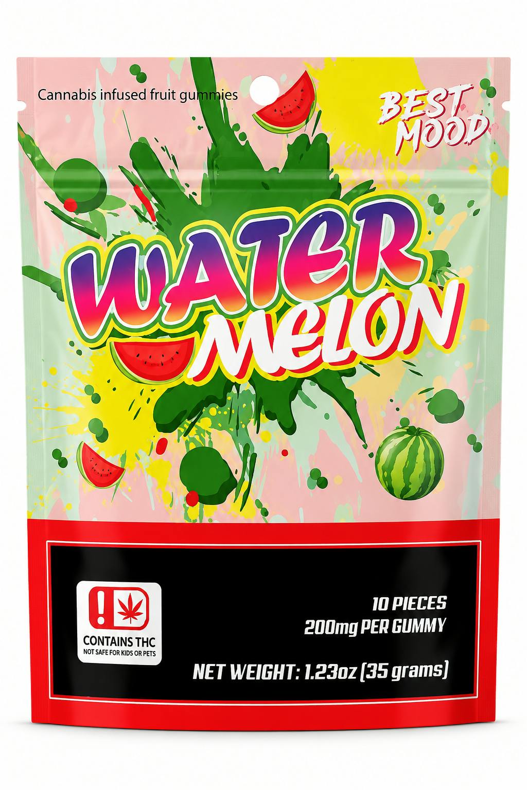 Best Mood 2000mg Gummies - Watermelon