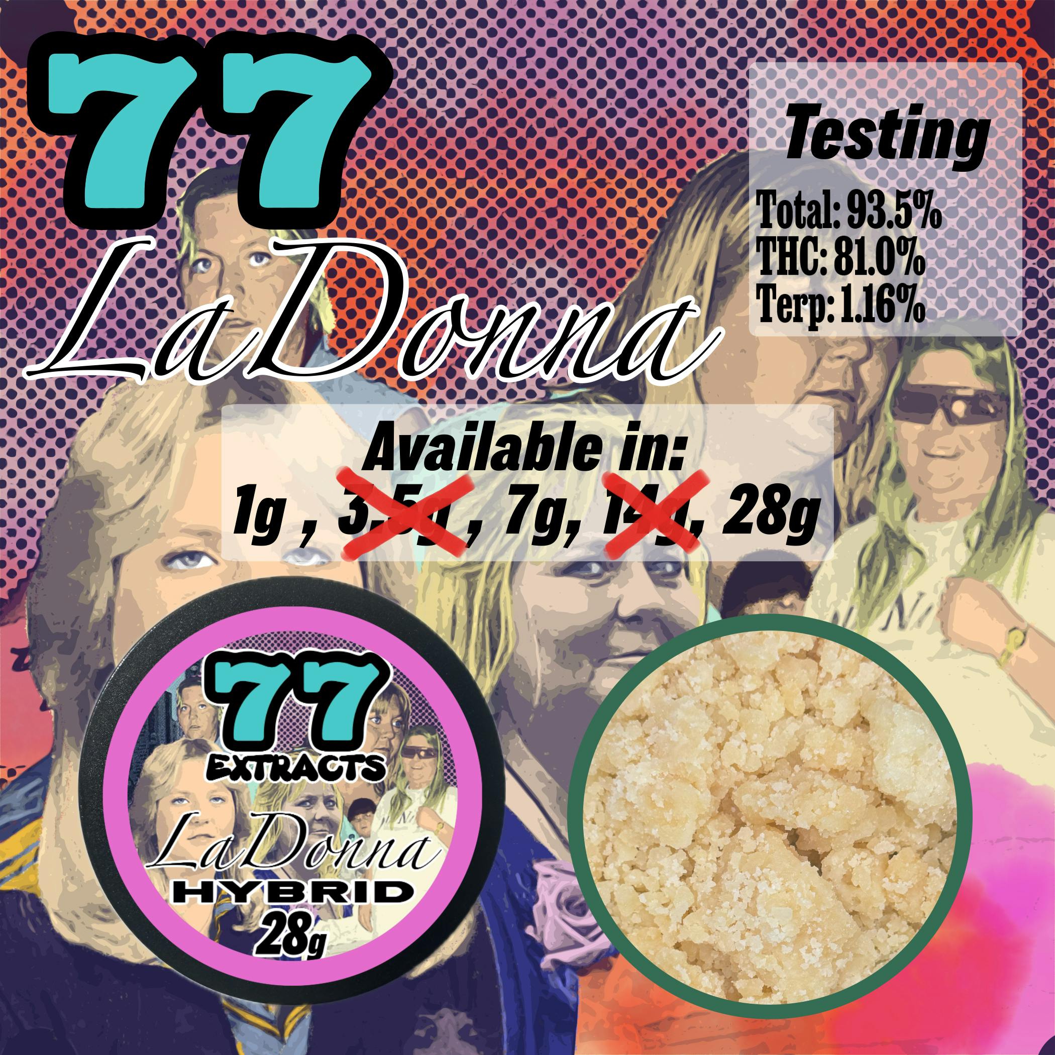 77 Extracts 28g Baller Jar - LaDonna