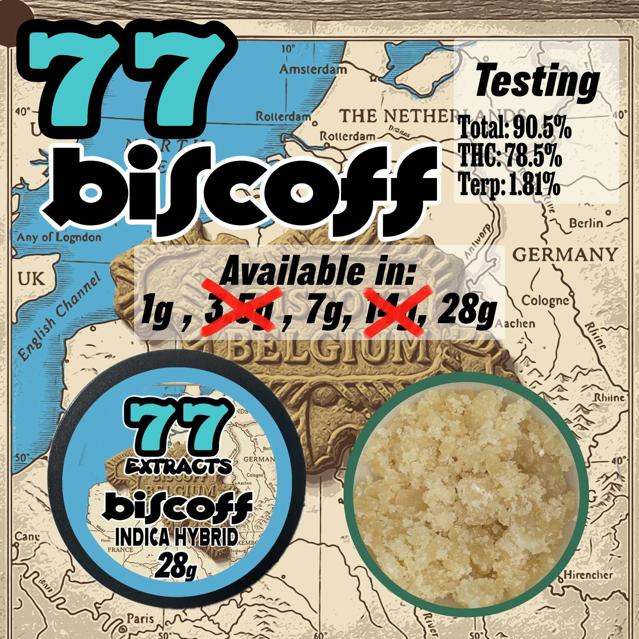 77 Extracts 1g Concentrate - Biscoff