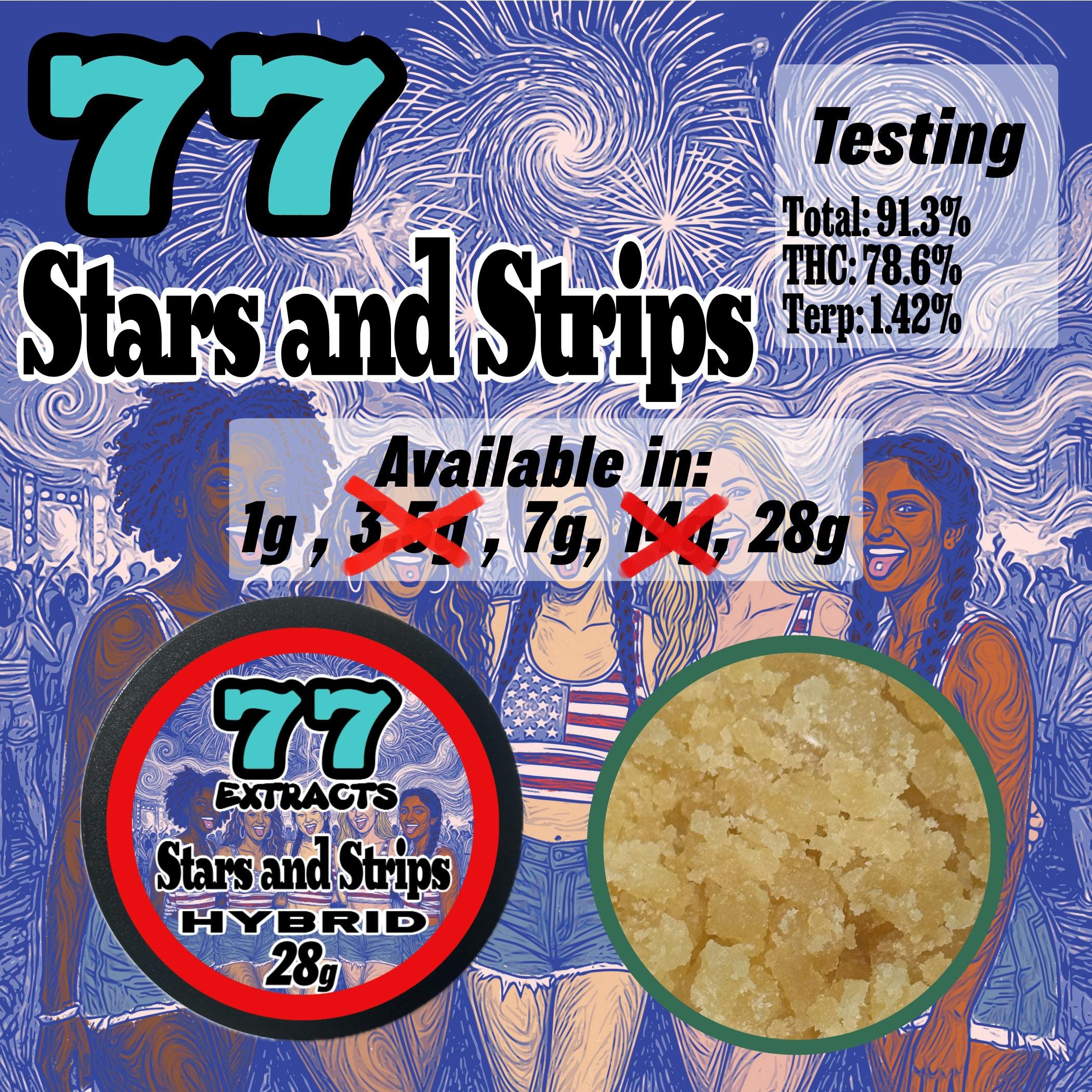 77 Extracts 28g Baller Jar - Stars & Strips