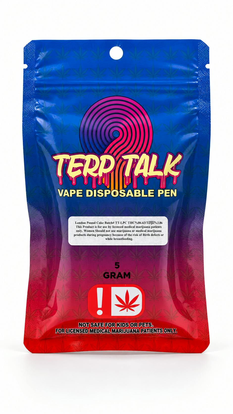 Terp Talk 5g Disposable - Frozen Grapez