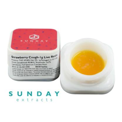 Sunday 1G Live Resin - Strawberry Cough