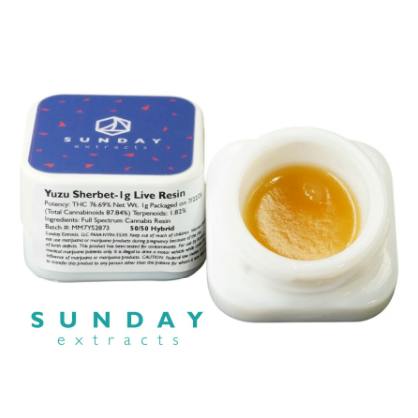 Sunday 1G Live Resin - Yuzu Sherbet
