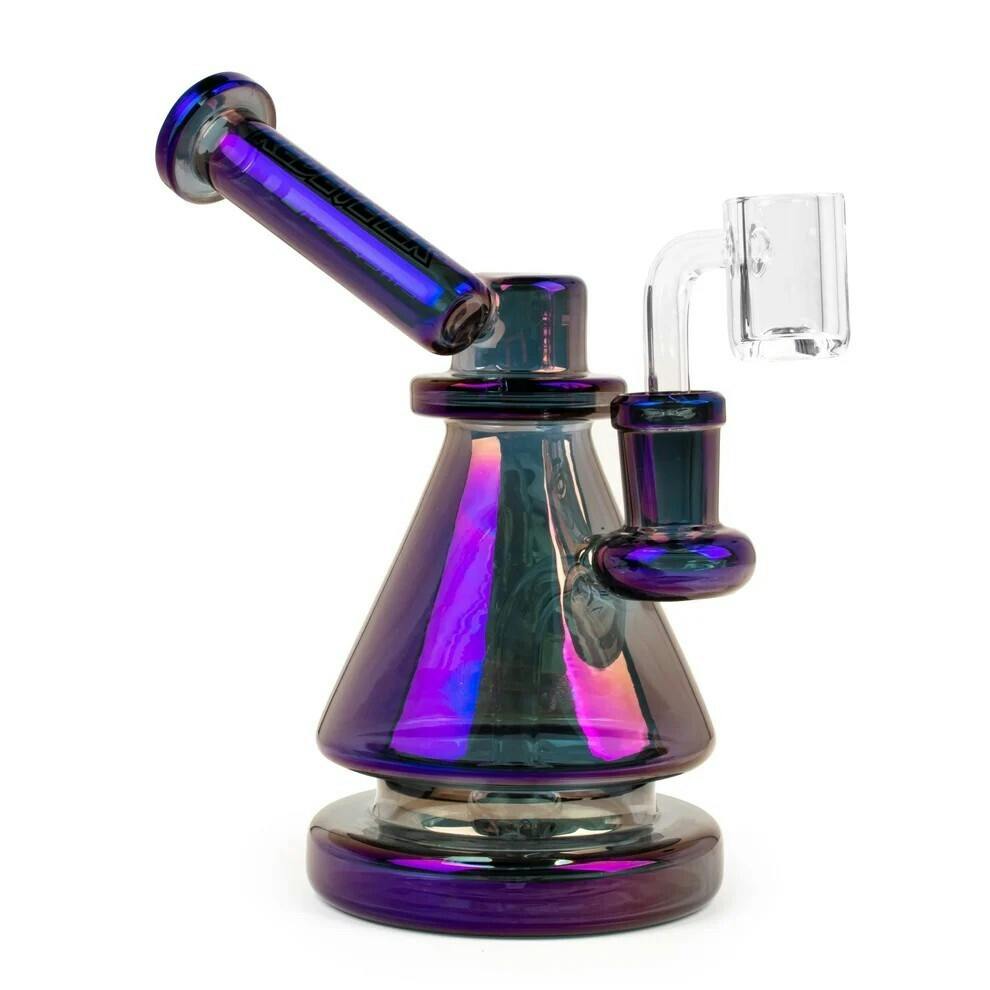 *BD* Red Eye Tek 6" Tall Blue Metallic Terminator Finish Gamma Concentrate Recycler