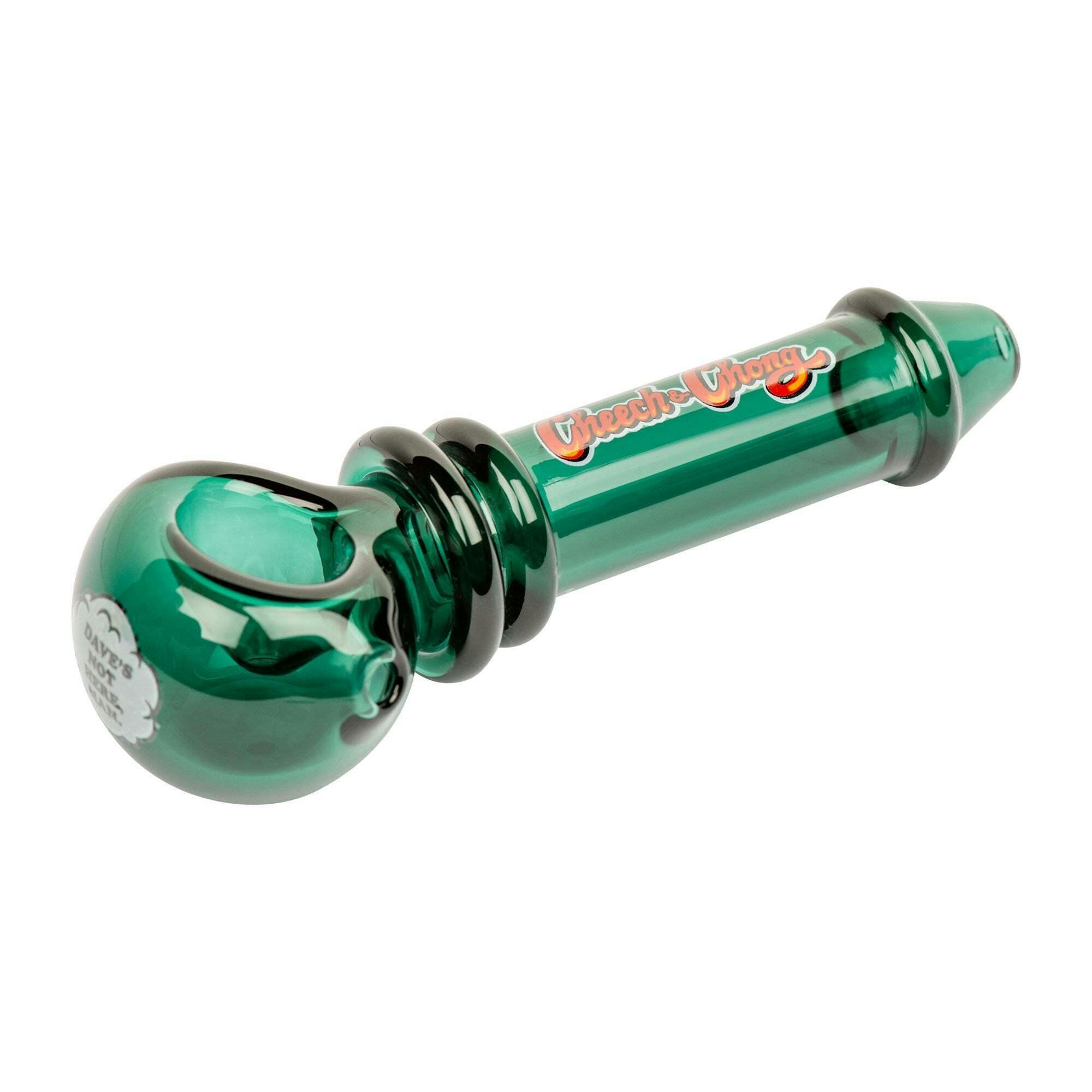 Cheech & Chong Glass Zimmerman Pipe Assorted Colours