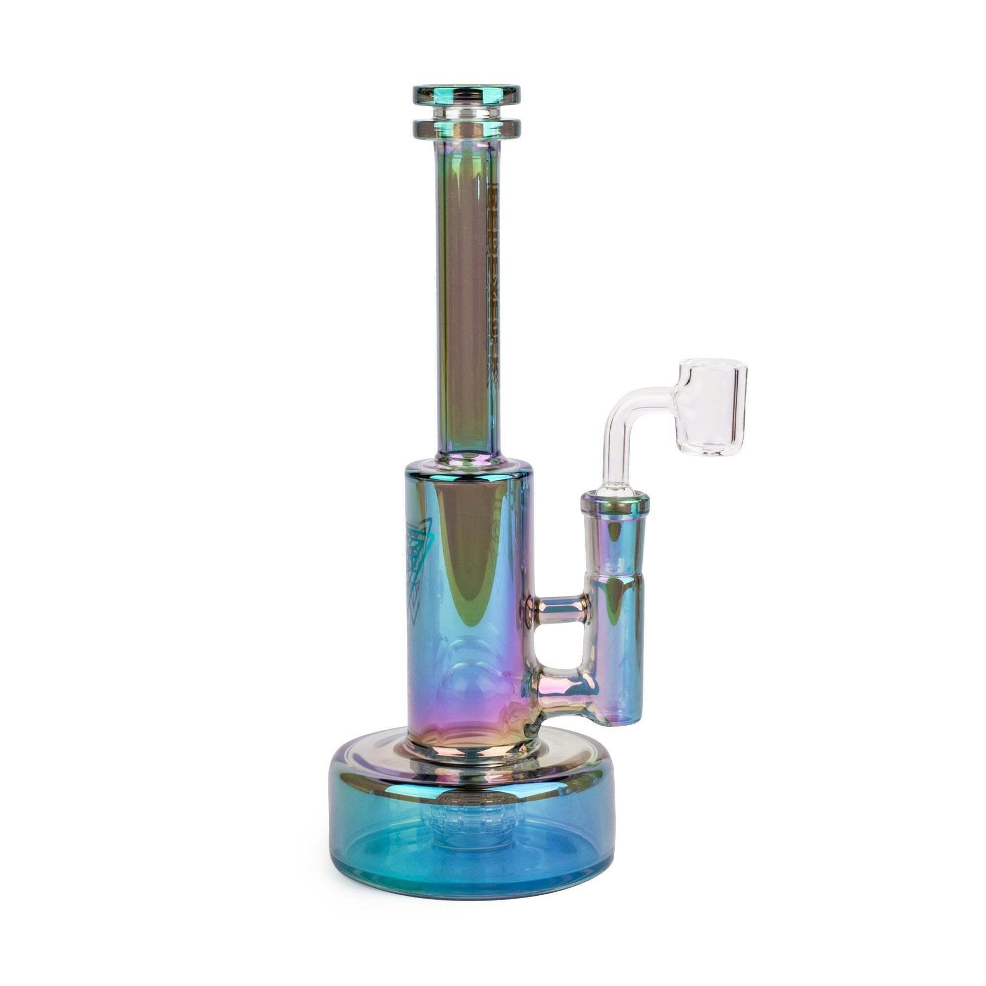 *BDA* Red Eye Tek 9" Tall Green Metallic Terminator Avalon Concentrate Rig