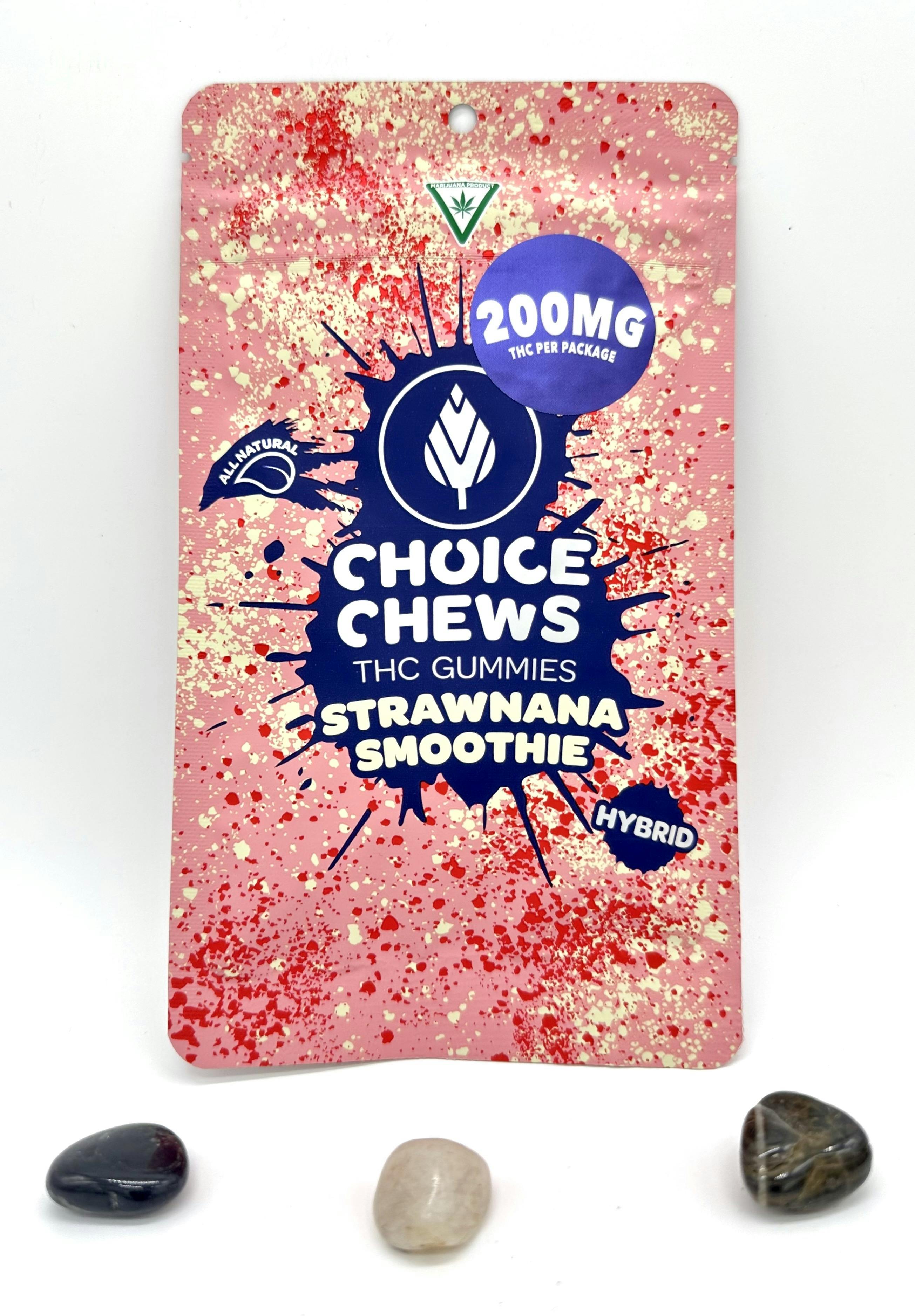 Choice - Strawnana Smoothie 200mg Gummies