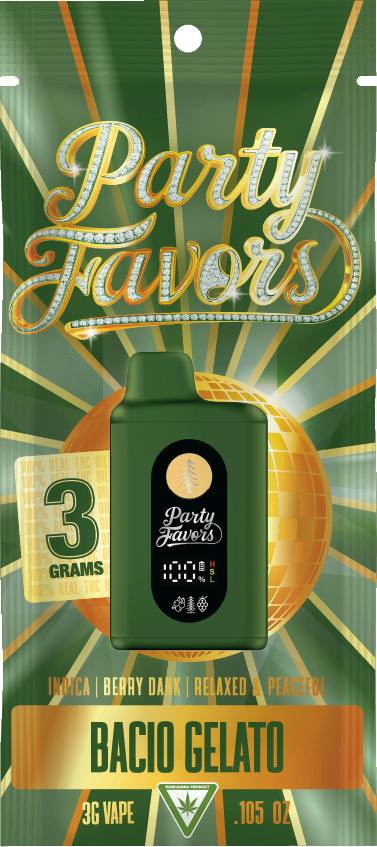Party Favor - Bacio Gelato - 3g Disposable