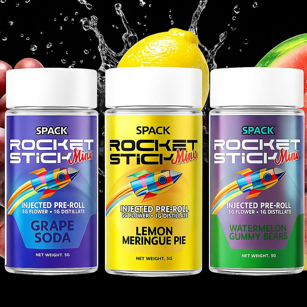 Rocket Sticks - Grape Soda - 3g 5PK Infused Pre-roll