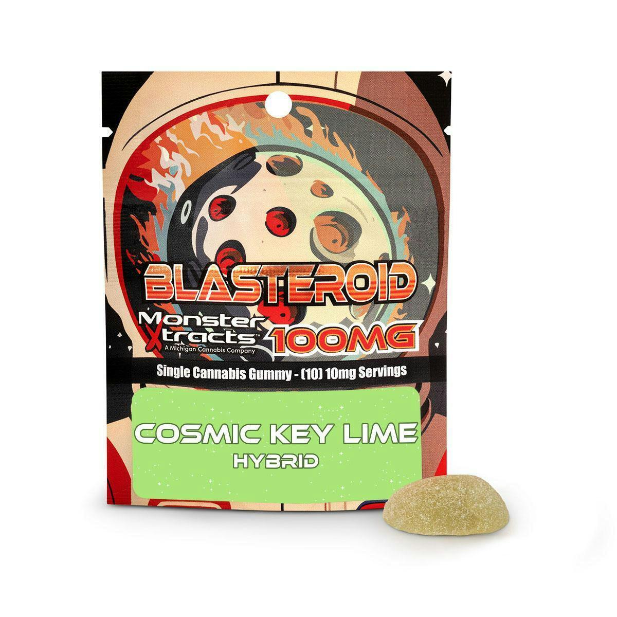 Blasteroid - Cosmic Key Lime - 100mg Gummy at The WellFlower Manistee
